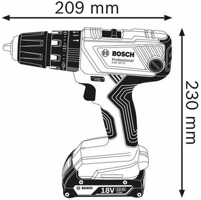 Pack Atornilladores Bosch Gdr 18v-160 + Gsb 18v-21